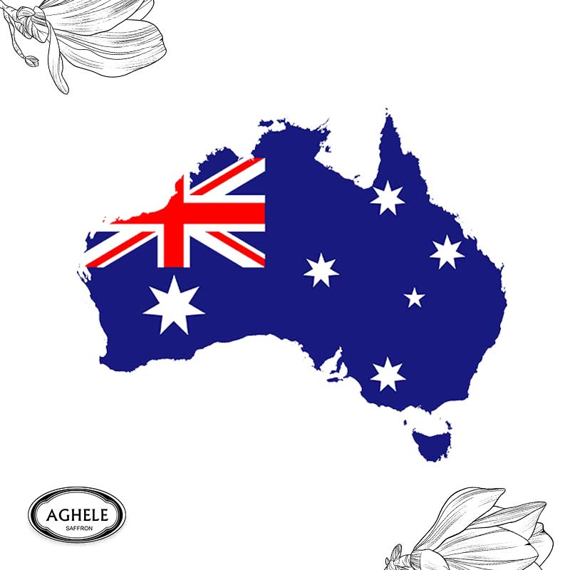 قیمت خرده فروشی زعفران در استرالیا چنده؟- پرچم استرالیا