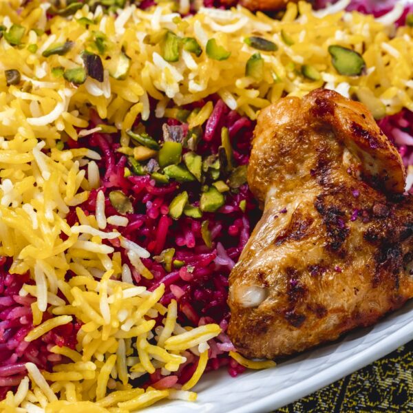 طرز تهیه چلوگوشت زعفرانی مجلسی